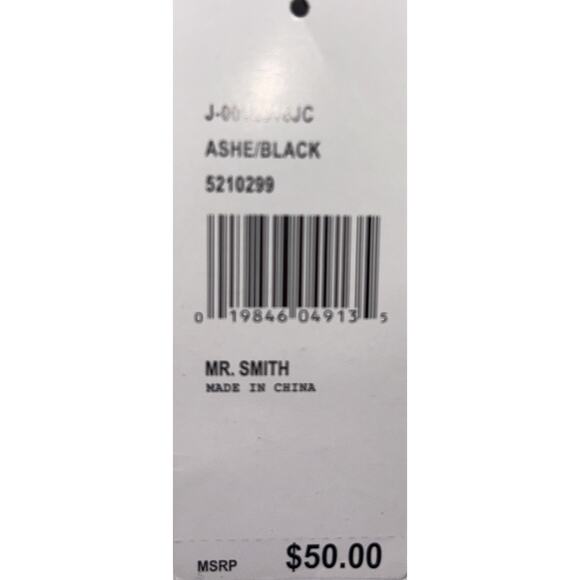 NEW Nine & Co Mr. Smith Shoulder Bag Purse Gray Wool & Black Faux Leather Flower - Picture 4 of 6